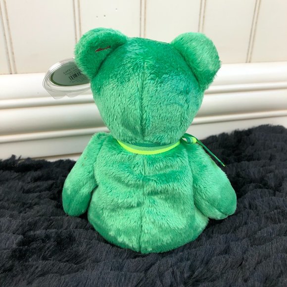 RARE RETIRED Dublin The Bear Ty Beanie Baby 2002 with Hologram NEW Collectible - Picture 2 of 11